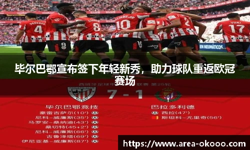 毕尔巴鄂宣布签下年轻新秀，助力球队重返欧冠赛场